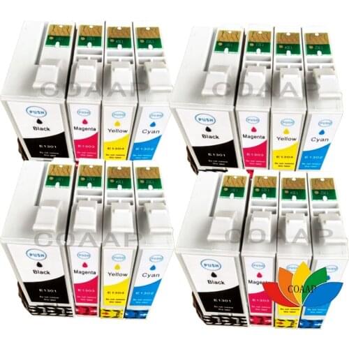 16 T1301-T1304 Ink Cartridge for Stylus BX320 BX525 SX525 BX535 SX535 Workforce WF-7015 WF-7515 WF-7525 Printer