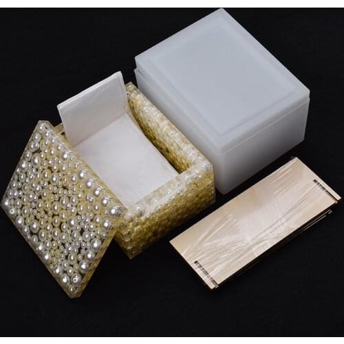 Napkin Tissue Box Resin Silicone Mold for Diy Epoxy Craft Handmade Home Decoration Making Art Tools