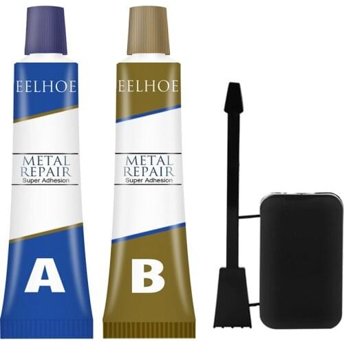 A+B Metal Repairing Adhesive Super Glue Iron Steel Auto Radiator Water Tank Special leakage Plugging Welding Glue