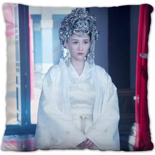 TV series Lonely Queen Chen Qiaoen Same Style Pillowcase Star Series Cushion Cover Home Decor Throw Covers Star Souvenir Decor