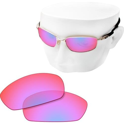 OOWLIT Polarized Replacement Lenses of Cobalt Rose for-Oakley Blender OO4059 Sunglasses