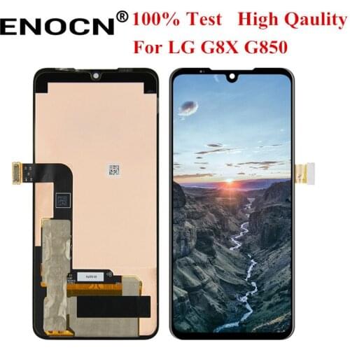 Original 6.4" LCD For LG G8X ThinQ Display G850 G850QM G850QM7X G850EMW G850UM9 G850UM1 LCD Touch Screen Digitizer Assembly