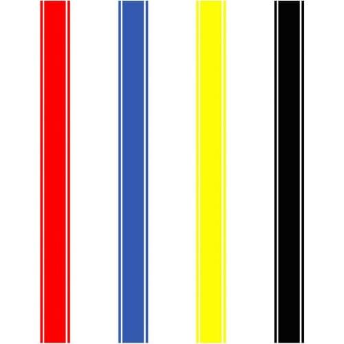 Car Front Sticker Racing Stripe Sporty Car-Styling Vehicle Hood Reflective Decals Sticker Decor