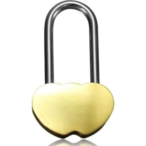 Personalized Padlock Engraved Double Heart Love Lock Valentines Anniversary Day Gifts Couple Christmas Gift