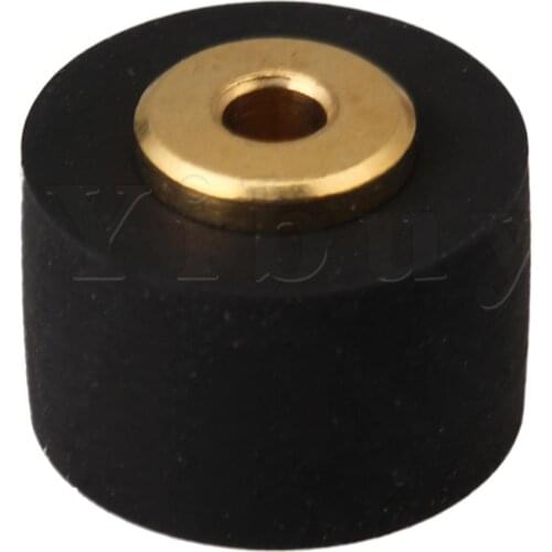 Yibuy 10x7x2mm Rubber Pressure Roller Cassette Pinch Roller for Audio Car