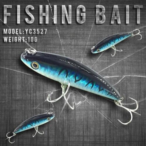 Fishing Lure 75mm/10g Surface Floating Shad VIB Quality bait Vibration Plastic Crankbait Leurre Wobbler Hard Bait Fishing