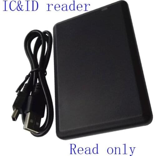 13.56MHz+125KHZ RFID/NFC IC+ID 2-in-1 Composited Reader USB Proximity Sensor Smart Card Reader