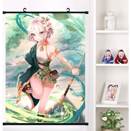 Anime Princess Connect! Re:Dive Cute Girl Wall Scroll Poster Wall Hanging Poster Otaku Home Decor Collection Art