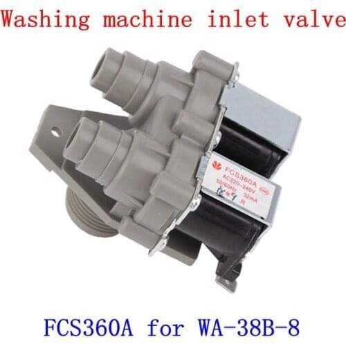 Toshiba drum washing machine water inlet solenoid valve double head water inlet valve part FCS360A for WA-38B-8