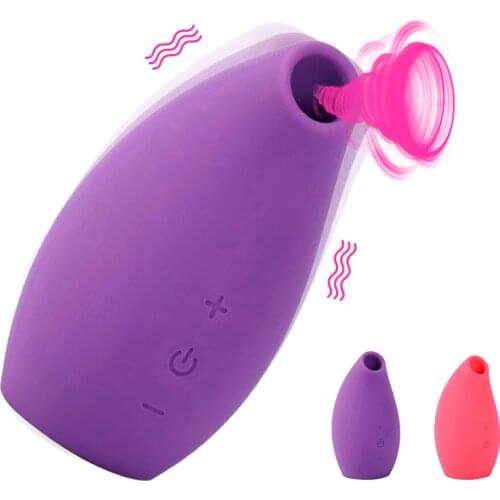 Clitoris Sucker Vibrator Sex Toys For Women Oral Nipple Clitoris Suckion Tongue Stimulator Blowjob Masturbator Erotic Sucking