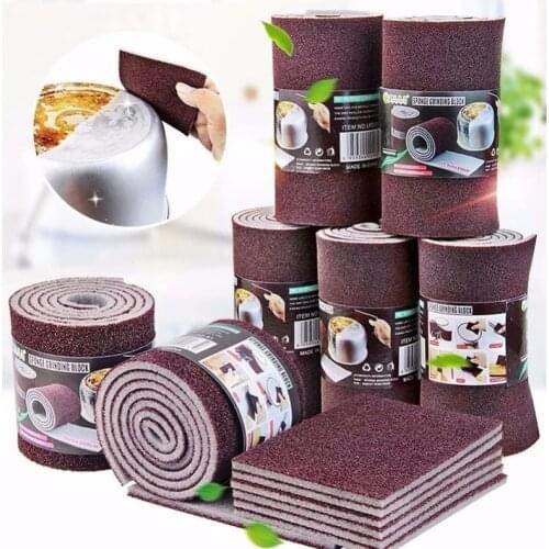 Magic Emery Sponge Melamine Pot Rust Cleaning Brush Cotton Kitchen Accessories Descaling Clean Rub Pot Kitchen Tools