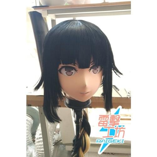 X-KM204)Quality Handmade Female/Girl Resin Japanese Cartoon Character Animego Cosplay Kigurumi Mask Crossdresser