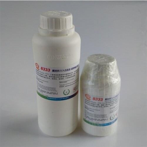 High quality 2pcs 8333 touch screen OCA removing liquids Samsung / Mac repair liquid solution glue cleaning fluid