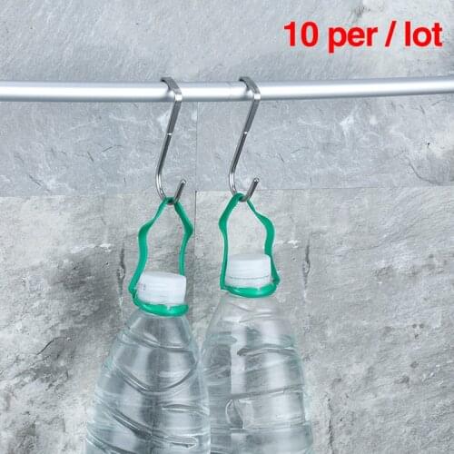 304 Stainless Steel Door Hook Black Sliver Modern Bathroom Double Robe Hooks Coat Towel Hanger for Kitchen Cabinet 10 Pcs /Lot