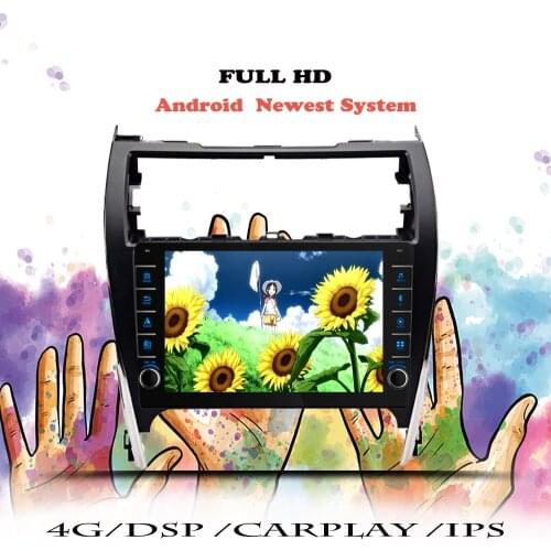 Car Radio For Toyota Camry 7 50 55 2012 2013 2014 2015 2016 2017 Android 10 Navigation GPS Multimedia Player DVD Tape Recorder