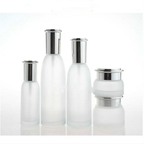 120ml100ml40ml Spray Bottl Lotion Pump Bottle Toner Package 30g50g Empty Glass Cosmetic Cream Container Mask Packing Jar