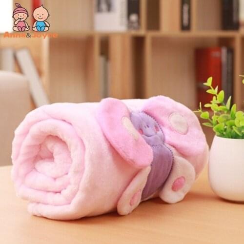 Baby Gifts Baby Towels Cartoon Bath Towel Cute Animal Blanket Newborn Flannel Caroset Blanket Soft Towel 95*78cm