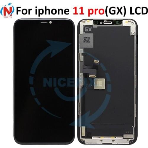 GX OLED For iPhone 11 Pro LCD Display Touch Screen Digitizer Assembly with tools for iPhone 11 Pro A2215 A2160 A2217 LCD Display