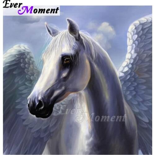 Ever Moment Diamond Painting Handmade Horse Picture Of Rhinestone DIY Decoration For Home Diamond Embroidery Full Square ASF1533