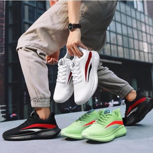 2021 New Tenis Masculino Running Shoes Breathable Comfortable Men Sneaker Fashion Causal Lightweight Mens Jogging Sports Shoes