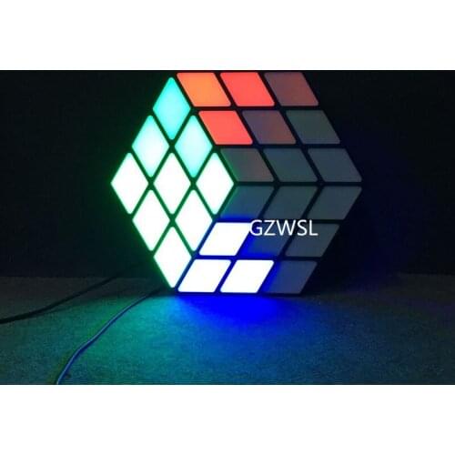 Best night club Decorative acrylic LED light 3D Vision wall Panel