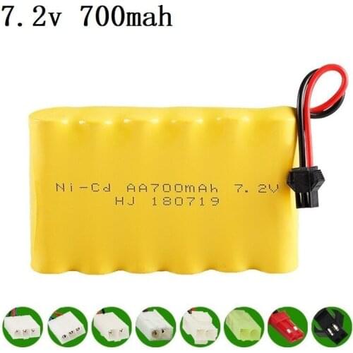 M model ) 7.2V 700mAh Ni-CD battery for Remote Control Toys Cars Trucks Tank Guns lighting facilities RC TOYS 7.2v AA battery