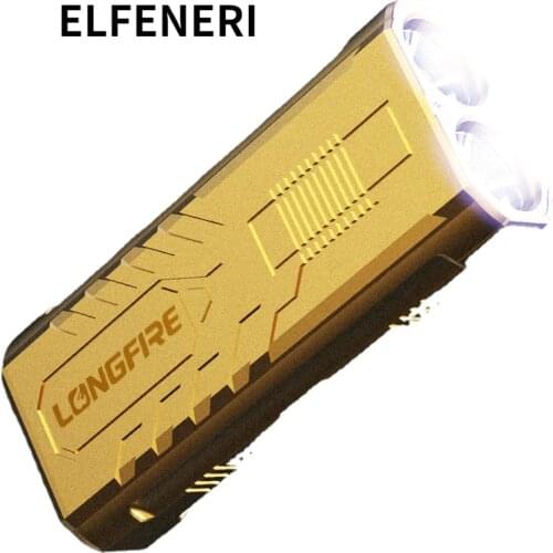 Power Bank Flashlight Strong Light Rechargeable Double Light Super Bright Long-Range Multi-Function Led Durable Large Capacity