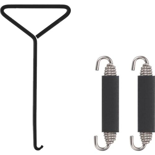 Motorcycle Spring Hooks Stainless Steel T-Handle Exhaust Stand Puller Tools Motocross Motorbike Installing Removing Accessories
