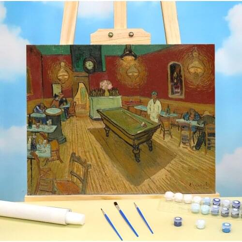 Landscape Van Gogh Painting By Numbers Kit Oil Paints 50*70 Canvas Pictures Home Decoration For Kids For Handiwork