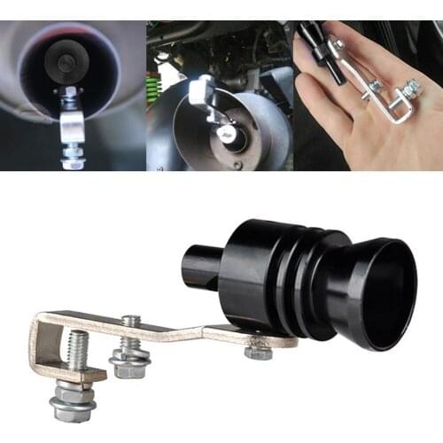 Car Motorcycle Exhaust Tip Whistler Exhaust Tip Whistler Turbo Sound Simulator Car Motorcycle Blow off Valve Black
