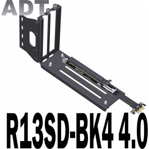 PCI-E PCIE Riser 4.0 PCI Express Adapter Card Cable with Holder Graphics Card Vertical Bracket1X 16X Riser for Video Card