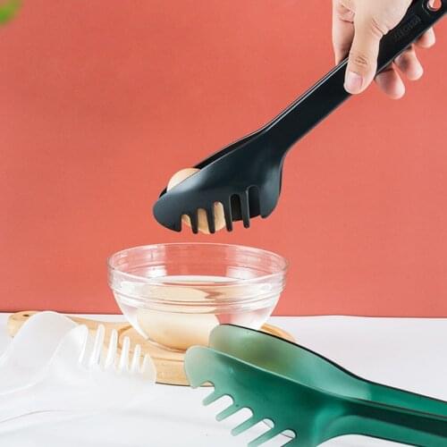 Creative PC Material Food Tongs Salad Spoon Baking Accessories Tongs Household Items Home Supplies Kitchen Tools Bread Tongs
