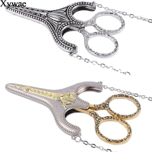 1Set Retro Exquisite Vintage Scissors Arts Needlework Sewing Embroidery Scissors Supplies Fabric Scissors Cross Stitch Shears