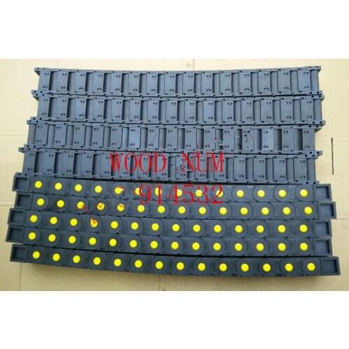 1Pcs 1000mm 65*175mm closed nylon chain Machine tool nylon towline cable tubing protection towline