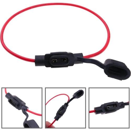 1pcs Waterproof Auto Inline Mini In-Line Fuse Holder Without Fuse Inserts 30cm Dropshipping