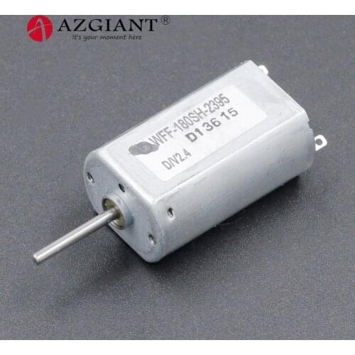 16mm long shaft WFF-180SH-2395 Metal brush DC motor Mute,High speed CD player,electric shaver,toothbrush motor iron