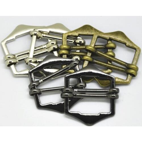 20MM 25MM 30MM Metal Alloy Adjuster Sliding Buckle Double Pin Buckle DIY Accessories