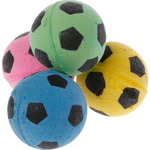 20PCS Non-Noise Cat EVA Ball Soft Foam Soccer Play Balls For Cat Scratching Toy G92B