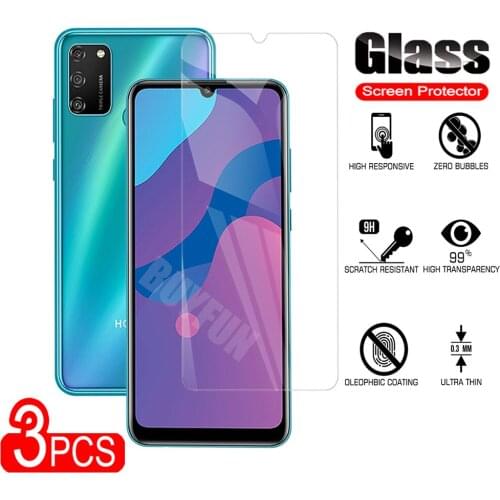 3pcs HD Screen Protector Glass on for Huawei Honor 10 Lite For Honor 10i 10 Premium Tempered Glass Safety Film glas