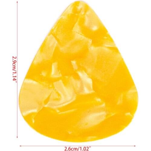 50 Guitar Picks 1 Box Case Acoustic Electric Bass Pic Guitar Accessories E56D