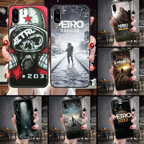 Metro 2033 Phone Case For Huawei Honor 6A 7A 7C 8A 8X 8 9 9X 10 10i 20 Lite Pro black tpu cell cover pretty waterproof luxury