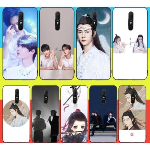 PENGHUWAN Xiao Zhan Wang Yibo Untamed TPU black Phone Case Cover Hull For Oppo A5 A9 2020 A11x A71 A73S A1K A83 case