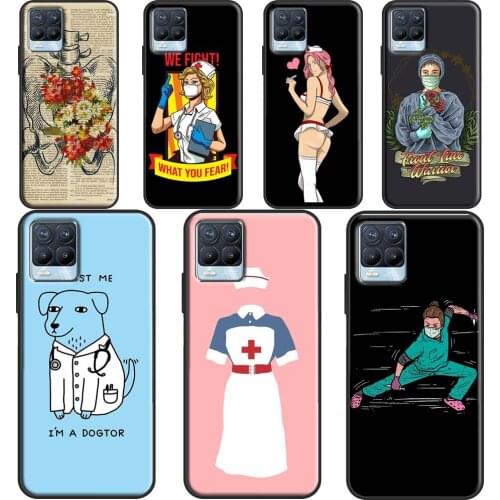 Doctor Nurse Medical For OPPO Realme 8 Pro Q3 6 7 Pro GT Neo C3 C21 Case For OnePlus 9 8 Pro Nord 8T 9R Cover