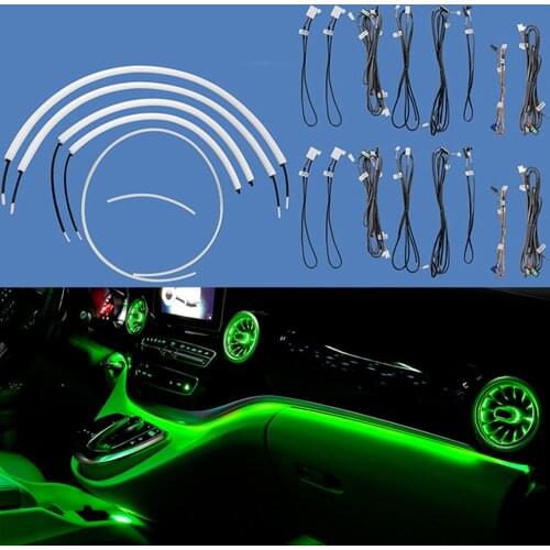 For Mercede V Class Vito V250 V260 Viano Valente Metris W447 Ambient Light AC Condition Air Vent Outlet Trim Center Console