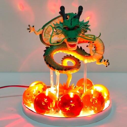 Dragon Ball Z Shenron Led Crystal Balls Action Figures Toy Anime Dragon Ball Super Shenlong Led Figurine Esferas Del Dragon DBZ