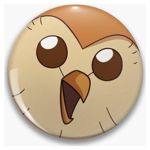 Hooty The Owl House Customizable Soft Button Pin Brooch Hat Collar Badge Decor Lapel Pin Clothes Lover Women Cute Cartoon Gift