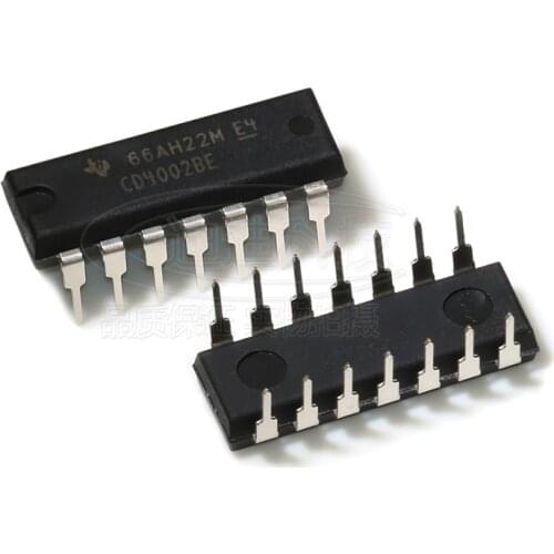 Logical gate IC CD4002BE PDIP-14 original product four XOR gate 2 input chip