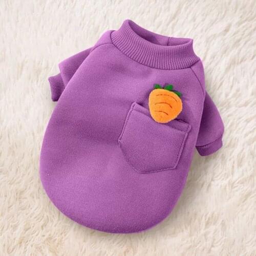 Cute Warm Winter Coat for Small Dogs Puppy Pocket Fruit Clothes Suit for Yorkies Chihuahua Frence Bulldog Cat Jacket Clothing