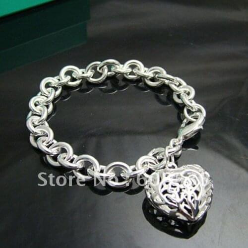 Fashion jewelry, S925 Silver color Jewelry Bracelets, Brand New B97