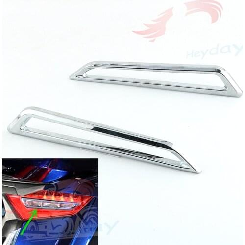Motorcycle Chrome Decorative Cover Mirror Surround and Taillight Trim Case for HONDA Goldwing GL1800 2018 2019 2020